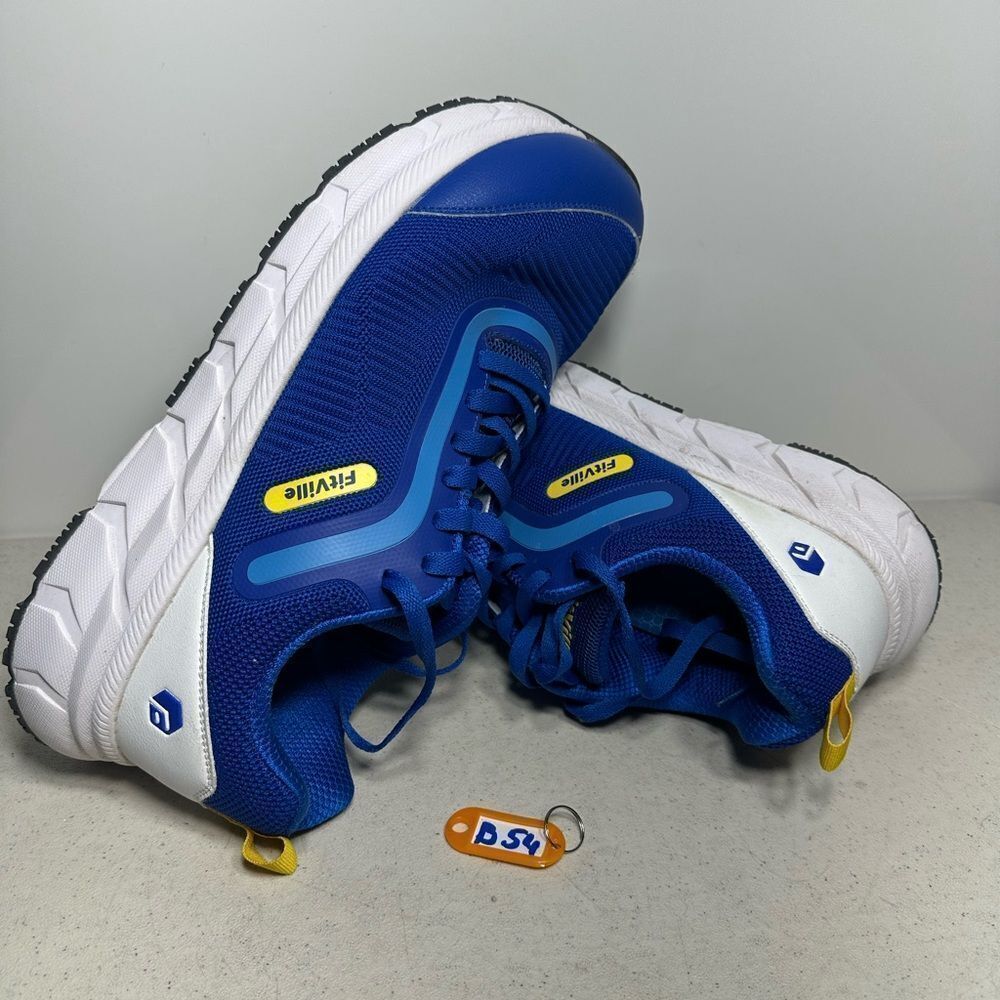 Fitville Sneakers Arch Fit Comfort Men 13Wide Marca Azure Blue
